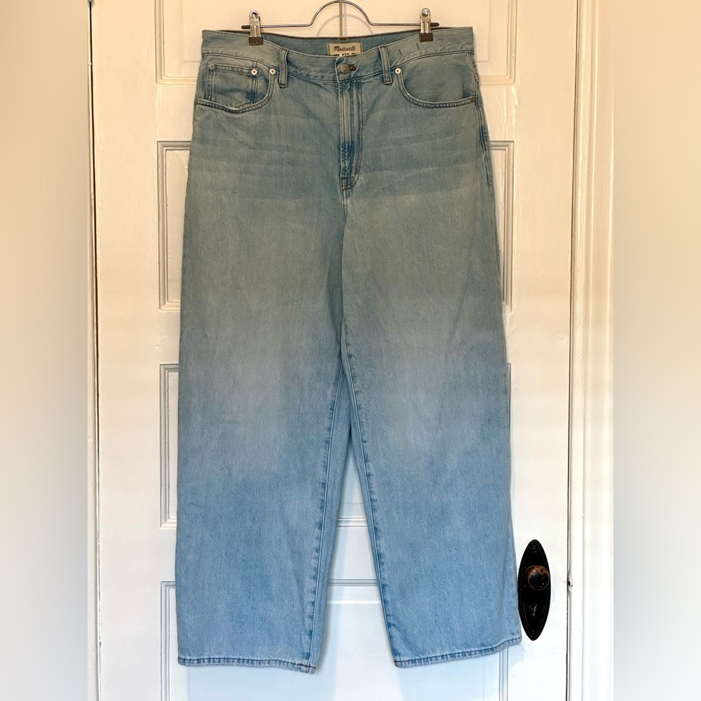 Madewell The Perfect Wide Leg Crop Jean